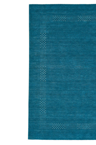 Simply Gabbeh Turquoise Area Rug