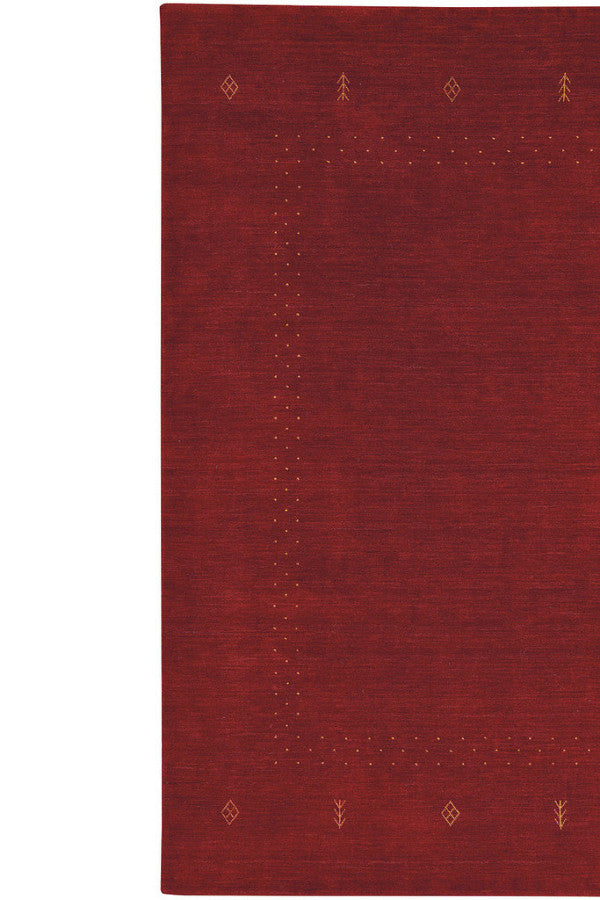 Simply Gabbeh Red Clay Area Rug