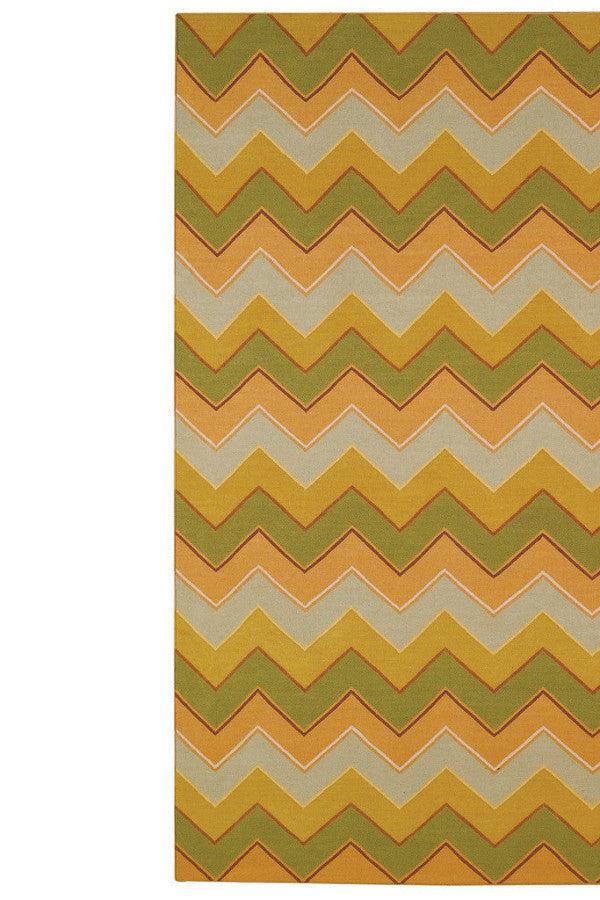 Irish Stitch Honey Moss Area Rug