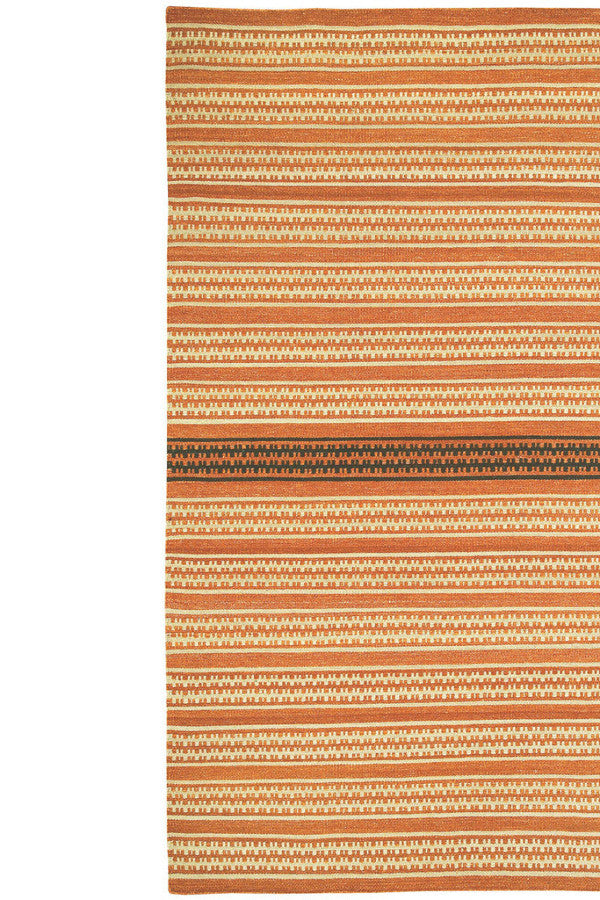 Dokka Stripe Saffron Kettle Area Rug