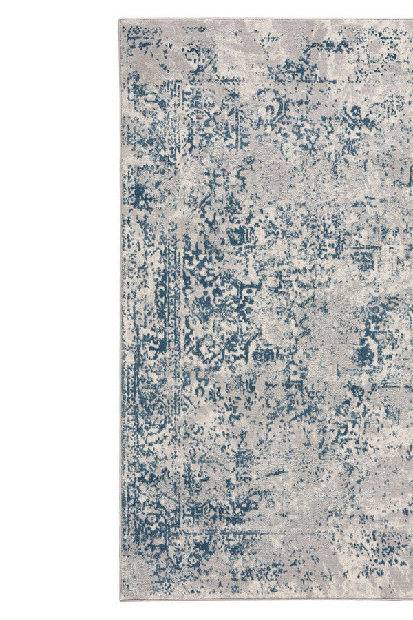 Milagros Blue Steel Area Rug