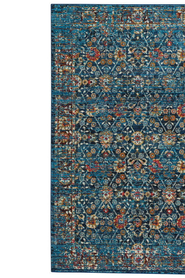 Banaz-Kayseri Midnight Blue Area Rug
