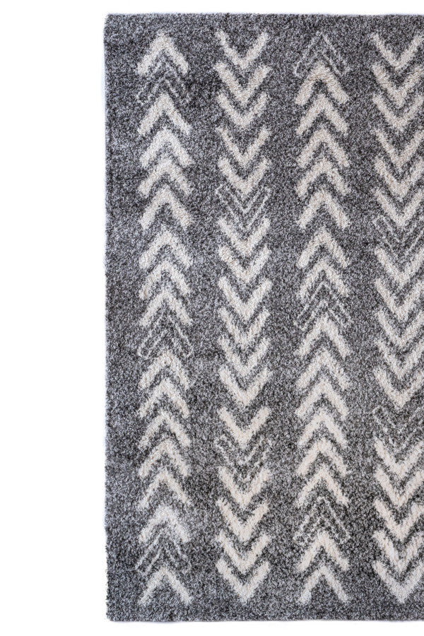 Arrows Gray Area Rug