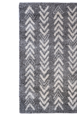 Arrows Gray Area Rug