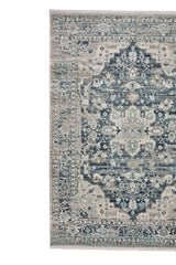 Alden-Medallion Slate Blue Area Rug
