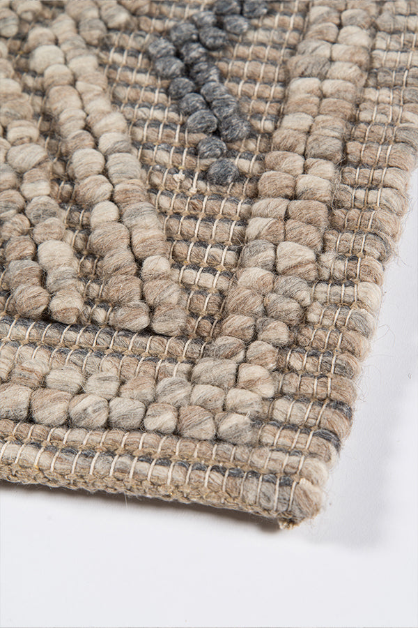 80% Wool 20% Viscose Rectangle Indoor Area Rug