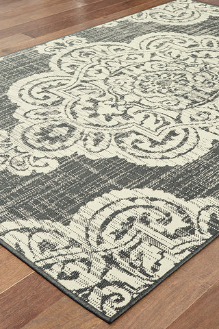 100% Polypropylene Vintage  Indoor/Outdoor Area Rug