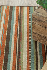 100% Polypropylene Vintage  Indoor/Outdoor Area Rug