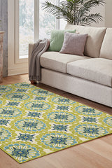 100% Polypropylene Vintage  Indoor/Outdoor Area Rug