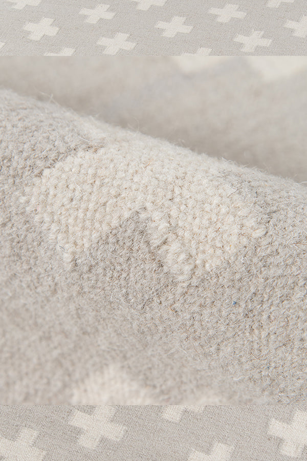 Handwoven Wool Geometric Rug – Topanga Lucille(TOP-1)