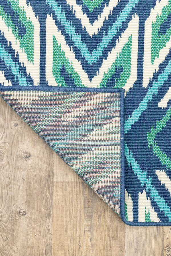 100% Polypropylene Vintage  Indoor/Outdoor Area Rug