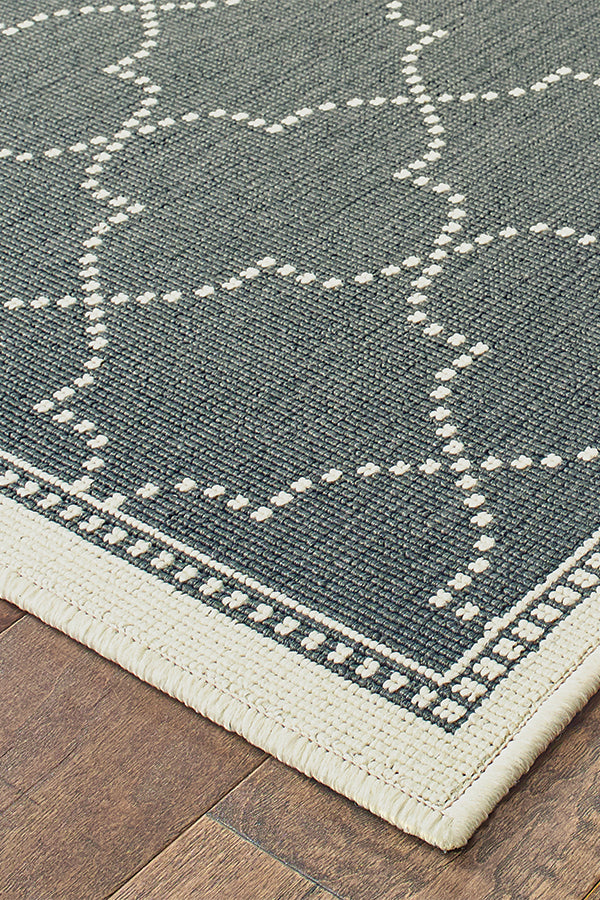 100% Polypropylene Vintage  Indoor/Outdoor Area Rug