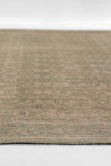 Dorset DOR-1 Green Printed Area Rug – 100% Polyester Indoor Rug