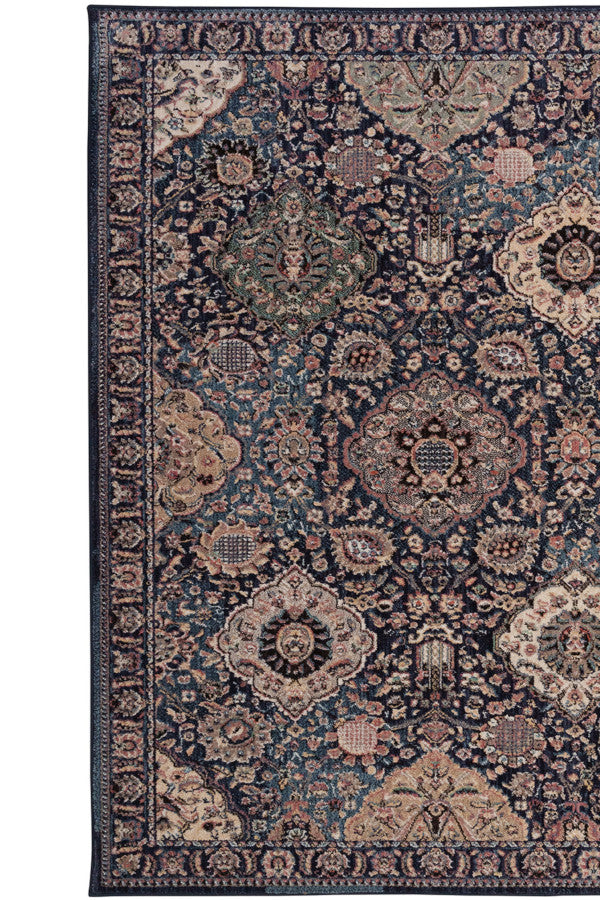 Bosphorus-Bahktiar Navy Area Rug