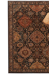 Bosphorus-Bahktiar Chocolate Area Rug