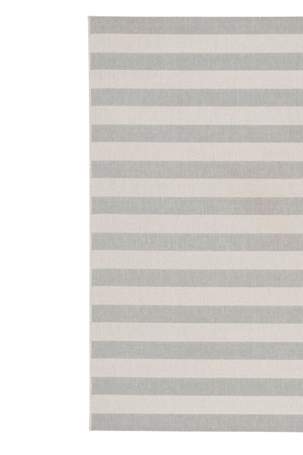 Finesse-Stripe Silver Area Rug
