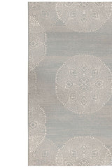 Finesse-Mandala Silver Area Rug