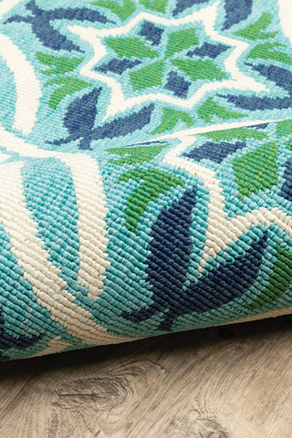 100% Polypropylene Vintage  Indoor/Outdoor Area Rug