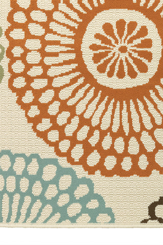 100% Polypropylene Vintage  Indoor/Outdoor Area Rug