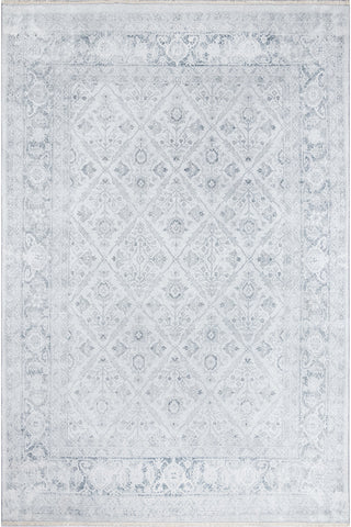 Cotton and Polyester Rectangle Indoor Area Rug