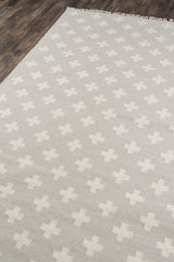 Handwoven Wool Geometric Rug – Topanga Lucille(TOP-1)