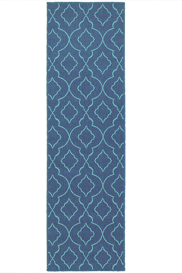 100% Polypropylene Vintage  Indoor/Outdoor Area Rug