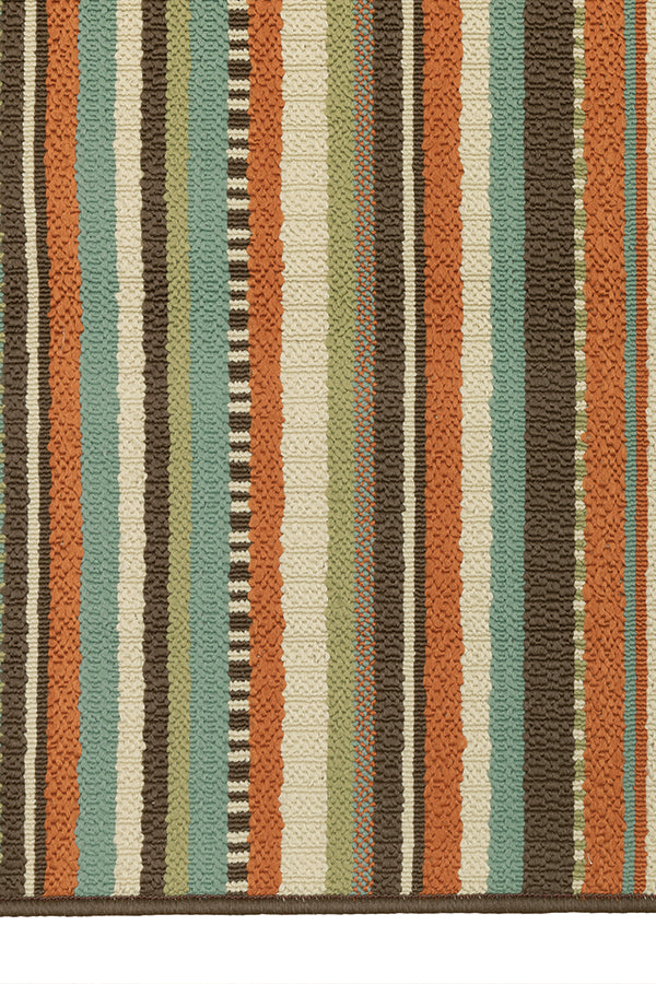 100% Polypropylene Vintage  Indoor/Outdoor Area Rug