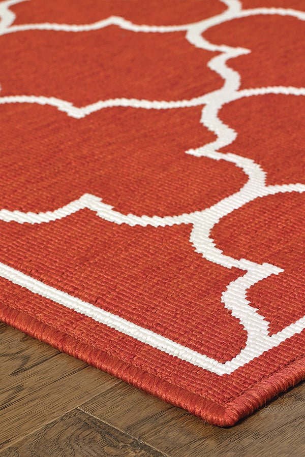 100% Polypropylene Vintage  Indoor/Outdoor Area Rug