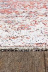 Cotton and Polyester Rectangle Indoor Area Rug