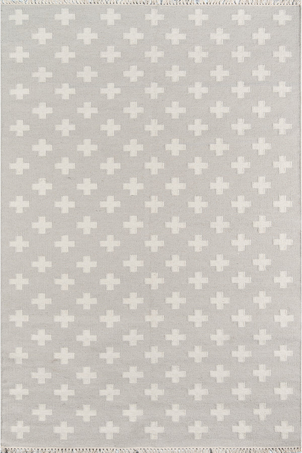 Handwoven Wool Geometric Rug – Topanga Lucille(TOP-1)