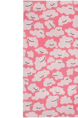 Cloud People Bubblegum Area Rug