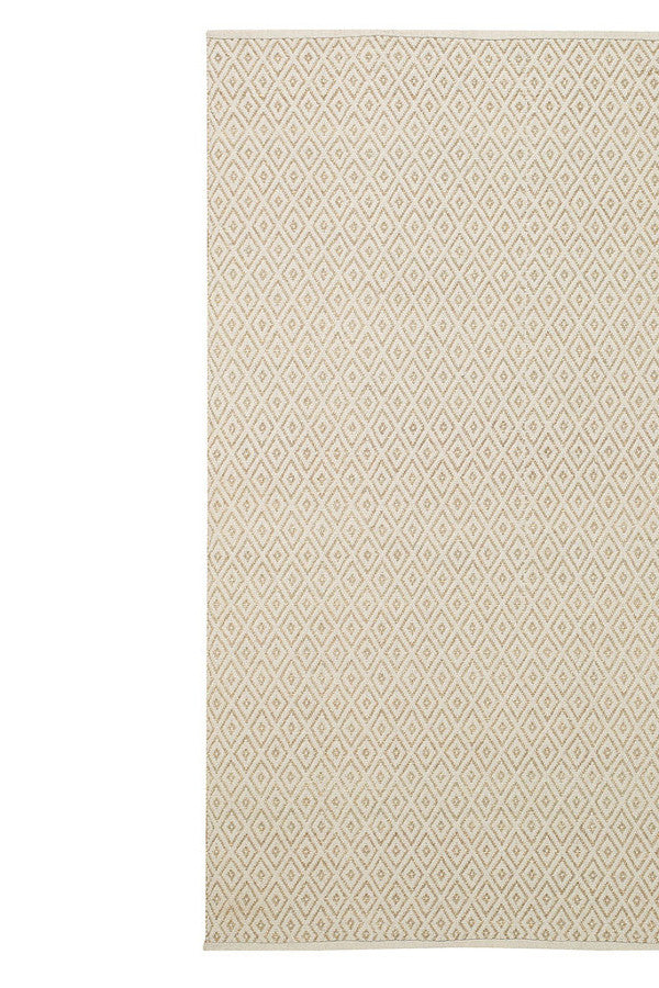 Diamond Linen Area Rug