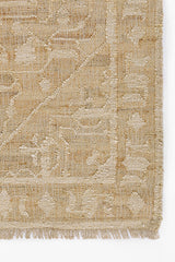 NIR-4 Nirvana handmade area rug in ivory wool and jute blend.
