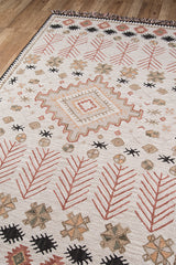 Elegant handmade Tahoe TA-04 wool indoor rug in neutral tones