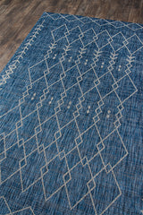 Weather-resistant polypropylene rug displayed in modern living room
