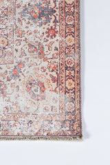 Cotton and Polyester Rectangle Indoor Area Rug