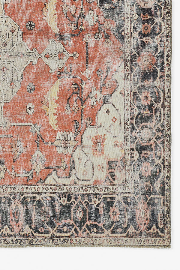Cotton and Polyester Rectangle Indoor Area Rug