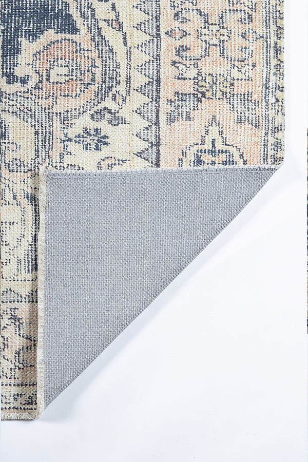 Cotton and Polyester Rectangle Indoor Area Rug