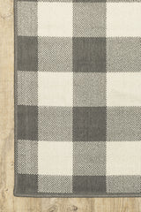 100% Polypropylene Farmhouse  Indoor/Outdoor Area Rug
