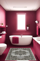 100% Polyester Rectangle Shape Indoor Area Rug