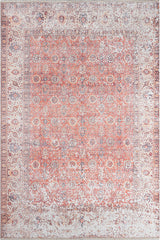 Cotton and Polyester Rectangle Indoor Area Rug