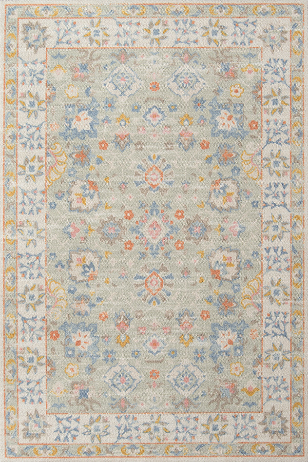 50% Wool 50% Nylon Rectangle Indoor Area Rug