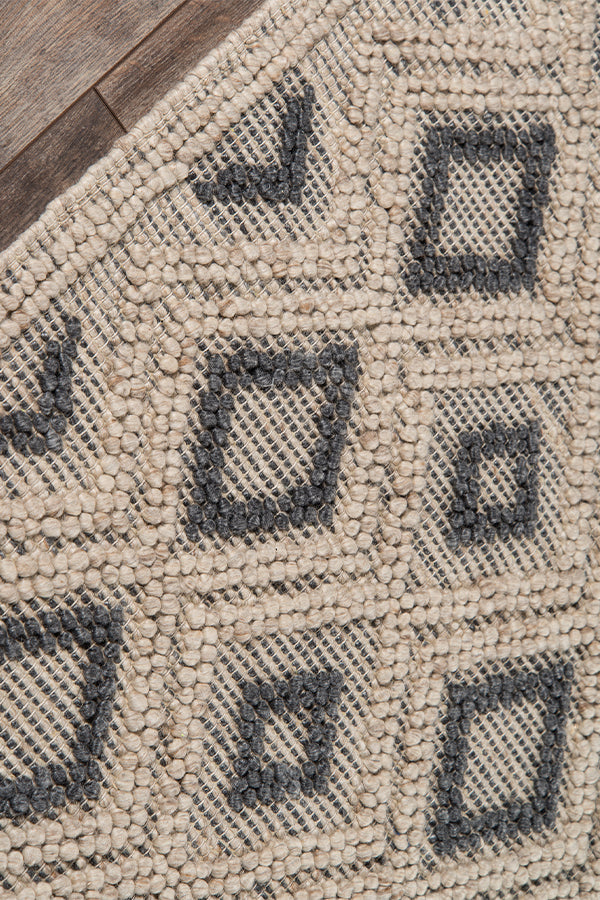 80% Wool 20% Viscose Rectangle Indoor Area Rug