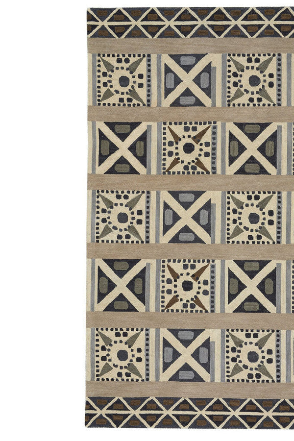 Clayton Greige Area Rug