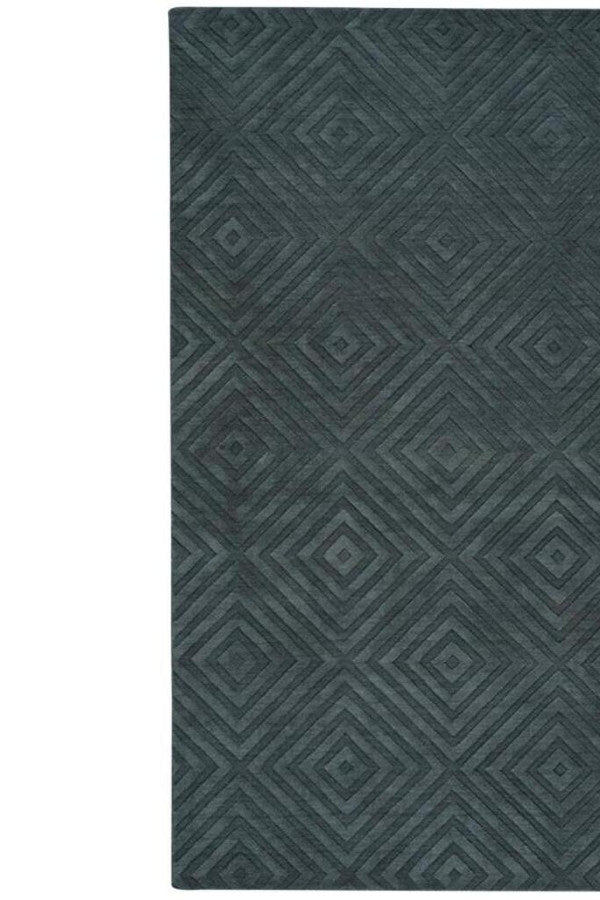 Gallery-Parquetry Charcoal Area Rug