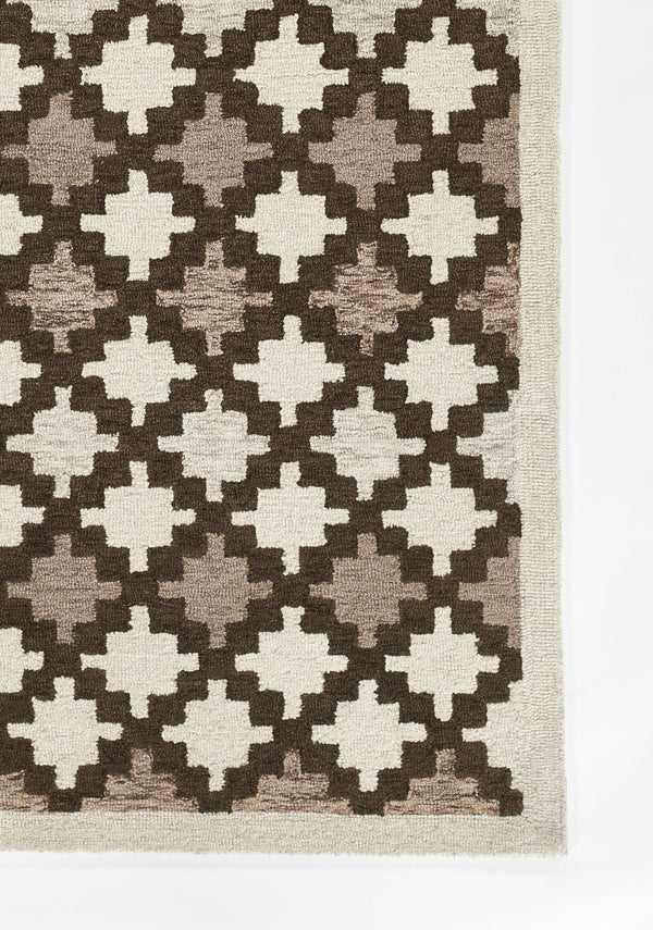 Abbott ABB-2 Southwestern Runner Rug in Brown, 2'3
