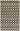 Brown Southwestern area rug 8' X 10' - styled in a living room
