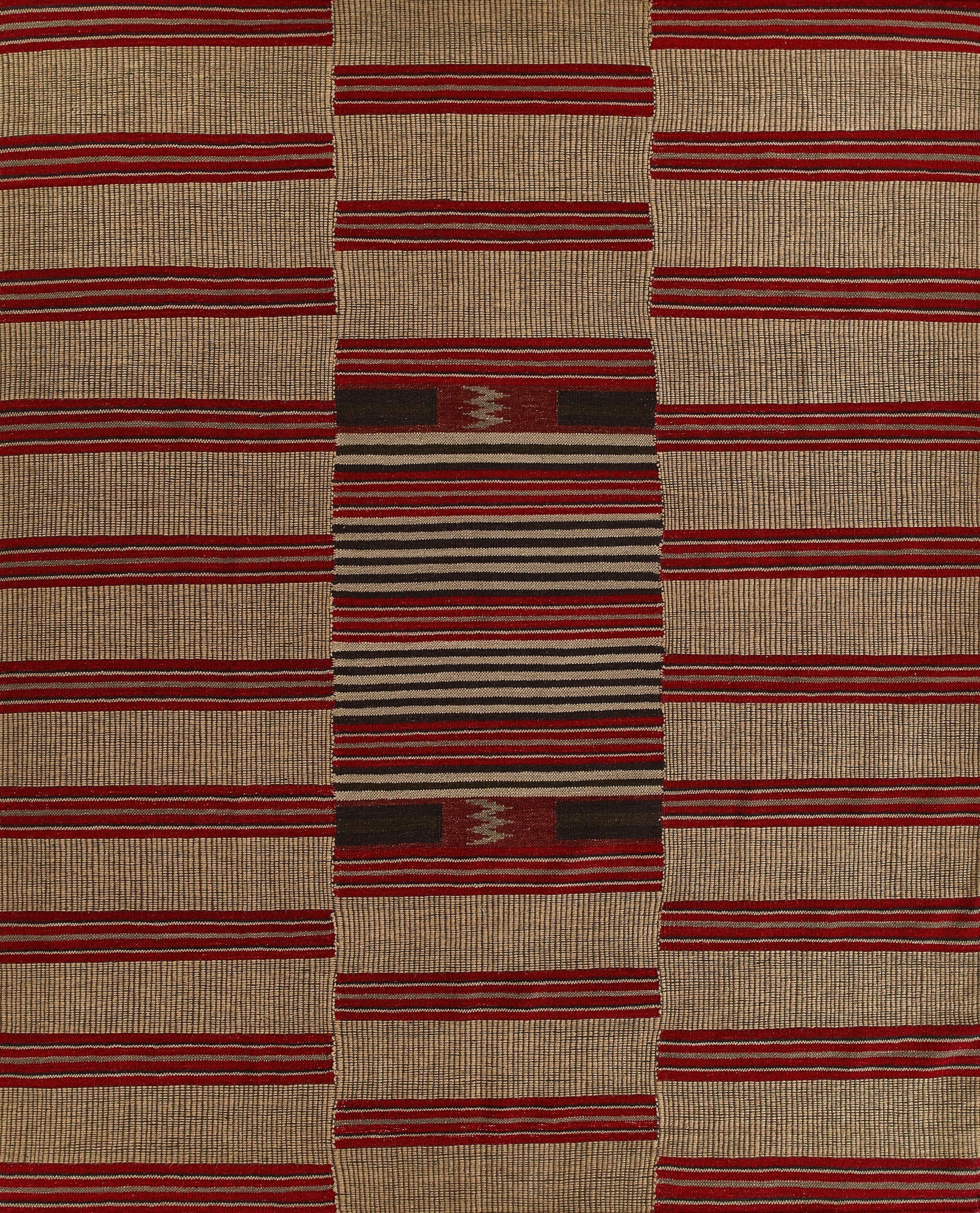 Wool area rug 9' X 12' - styled in a living room