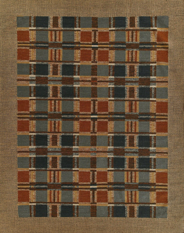 Momeni Adobe ADO-3 Blue Handwoven Area Rug, 9' X 12'