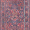 Navy Machine - Made Area Rug, Afshar AFS10 3' X 5'